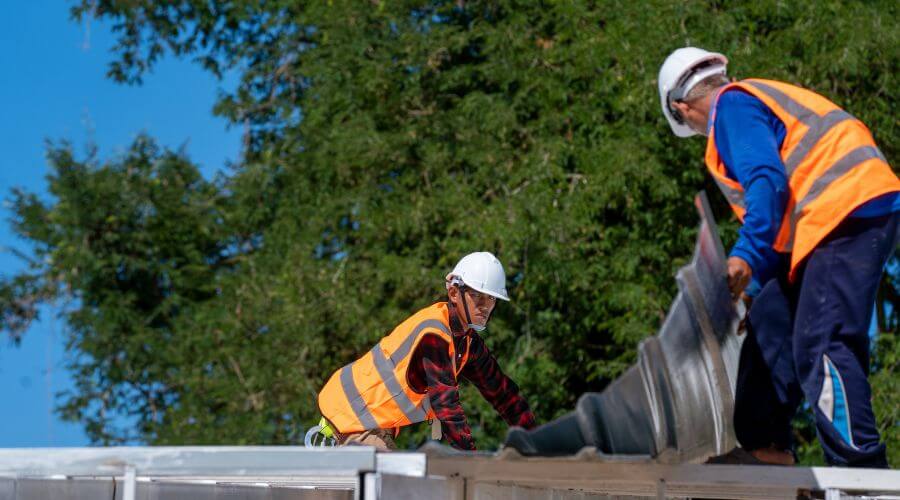 Professional residential roofers in Sumava Resorts, IN